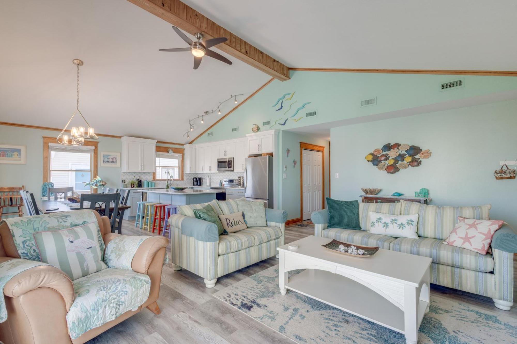 Coastal Home With Deck And Outdoor Shower Kill Devil Hills Exterior foto