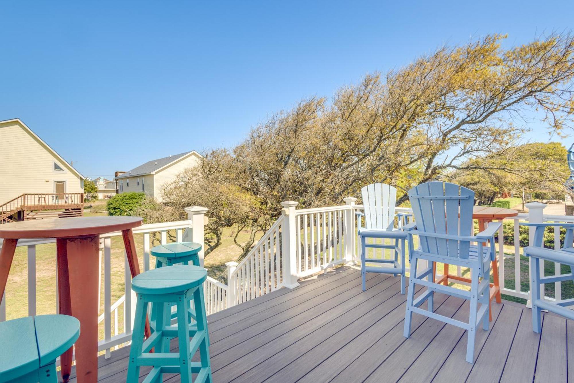 Coastal Home With Deck And Outdoor Shower Kill Devil Hills Exterior foto